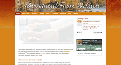 Desktop Screenshot of movementfromwithin.net