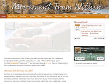 Tablet Screenshot of movementfromwithin.net